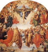 Albrecht Durer The Adoration of the Trinity oil on canvas